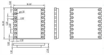 2pcs/veliko lora1276-C1 FCC certificirane 915MHz | 868MHz 100mW sx1276 čip za dolge razdalje, 4Km RF Brezžično LoRa Modul